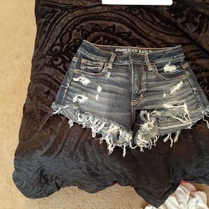 American Eagle High waisted festival shorts